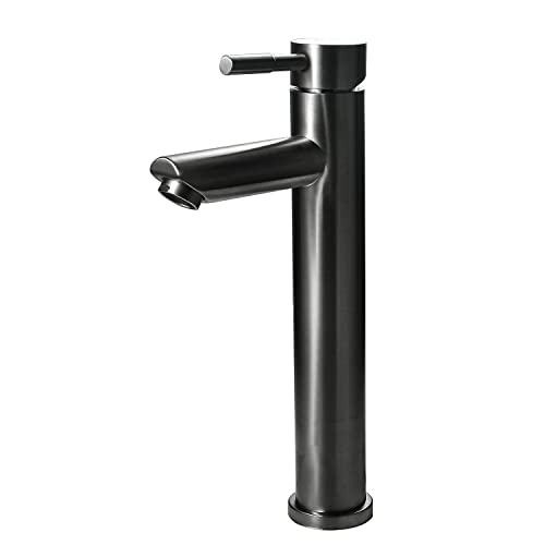 Solvex SP-10032-G miscelatore lavabo nichel spazzolato alto