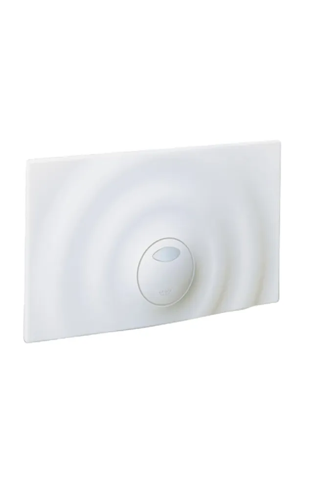 GROHE Surf 37859SH0 placca WC bianca 2 tasti risparmio