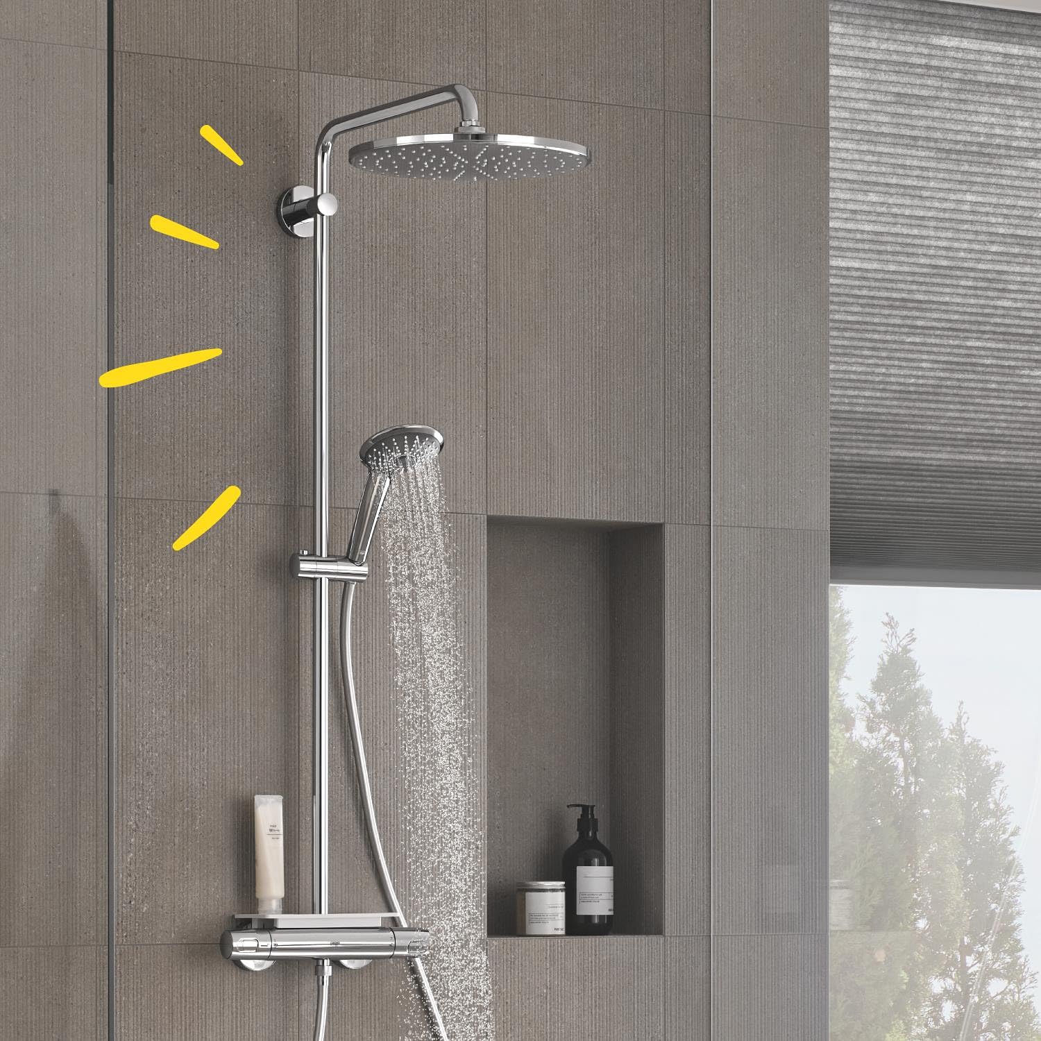 GROHE Vitalio 26401001 colonna doccia con termostato