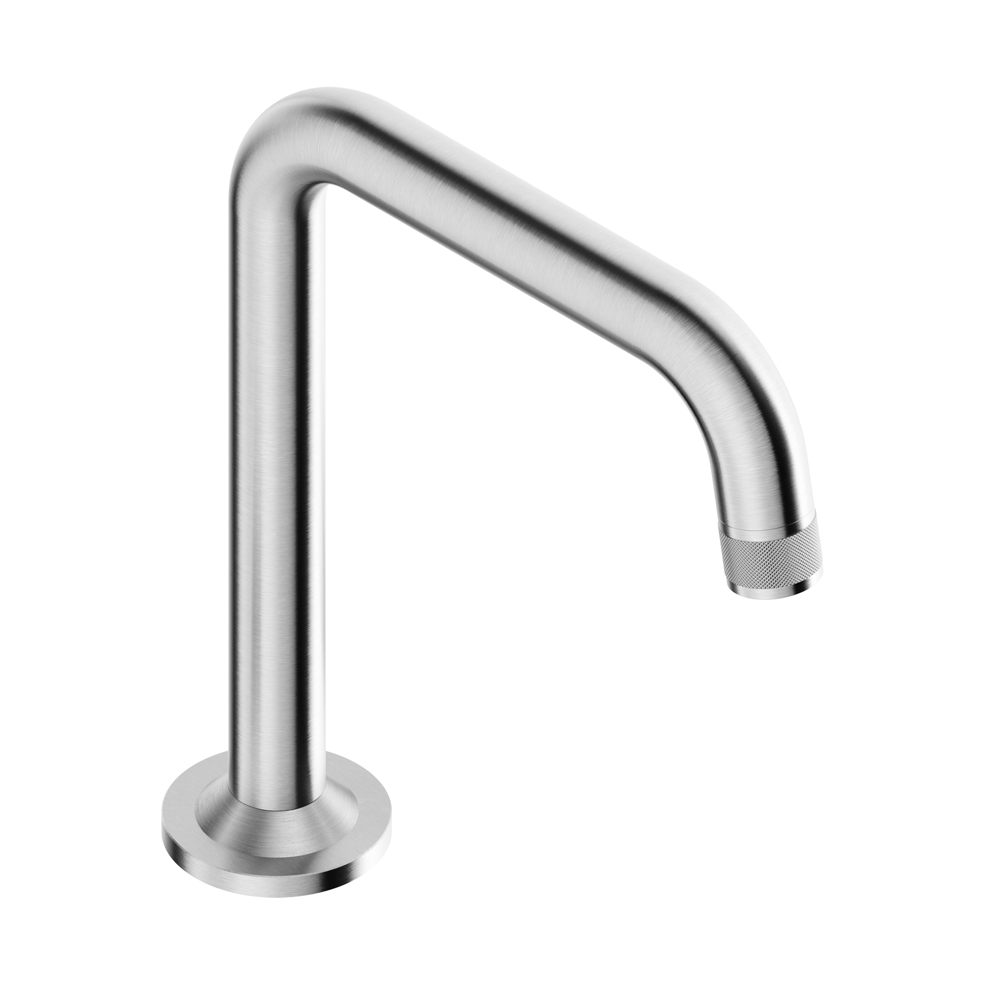 Tubico Volga bocca erogazione piano 214 mm inox