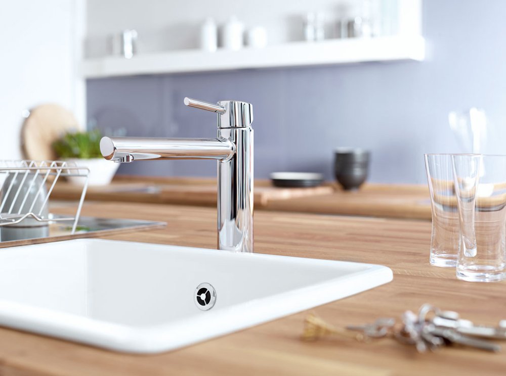 Grohe Concetto 31210001 Miscelatore Cucina Cromo Abbattibile
