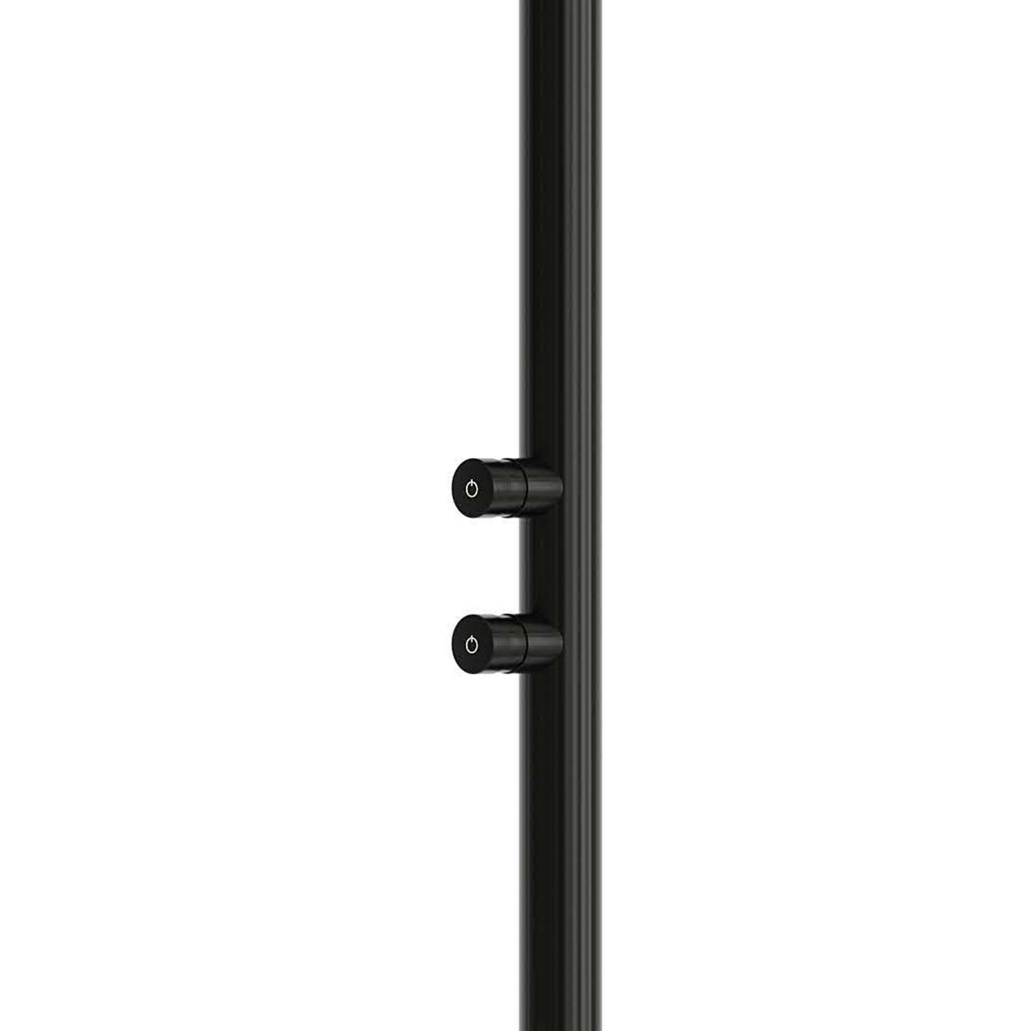 Sined Luna Doppio TMP Doccia Esterna Nera 229 cm