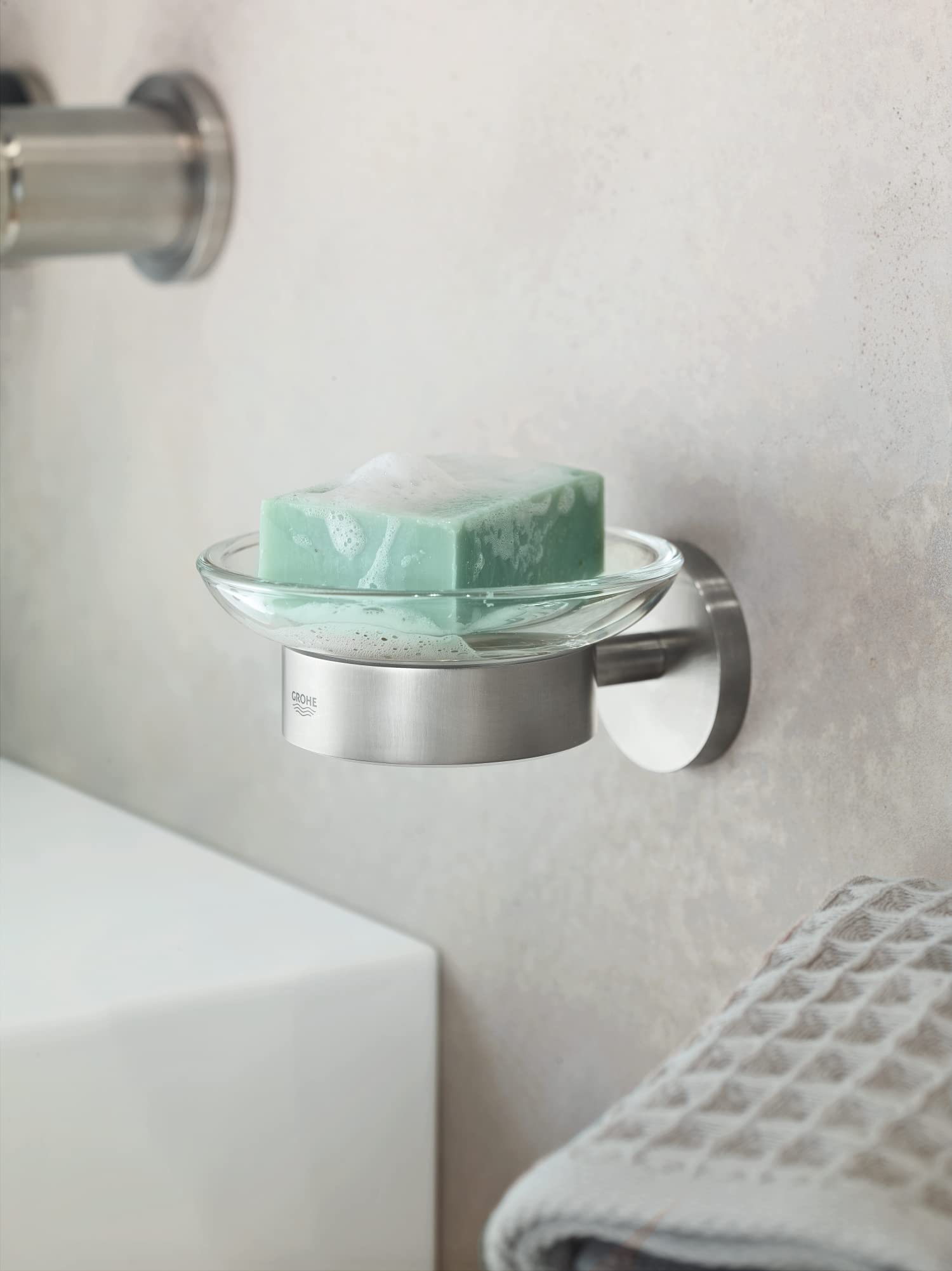 GROHE Start 41182000 Portasapone Vetro Ricambio 110 mm