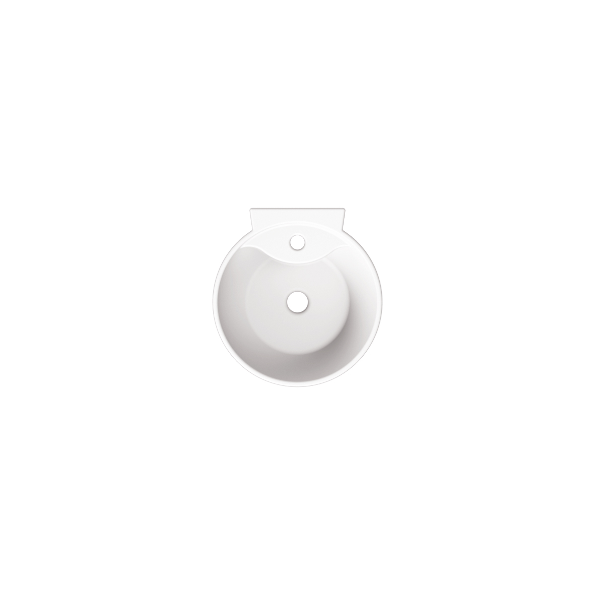 Scarabeo Sfera R Lavabo Tondo Bianco in Ceramica