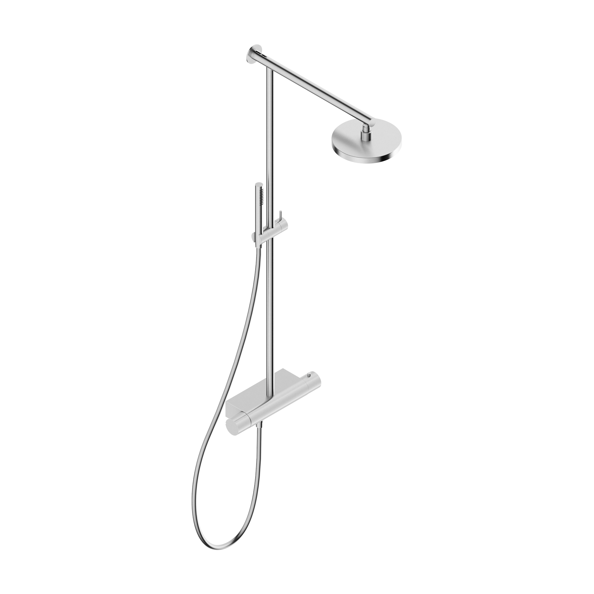 Tubico Wellness Flows colonna doccia termostatica 20 cm inox