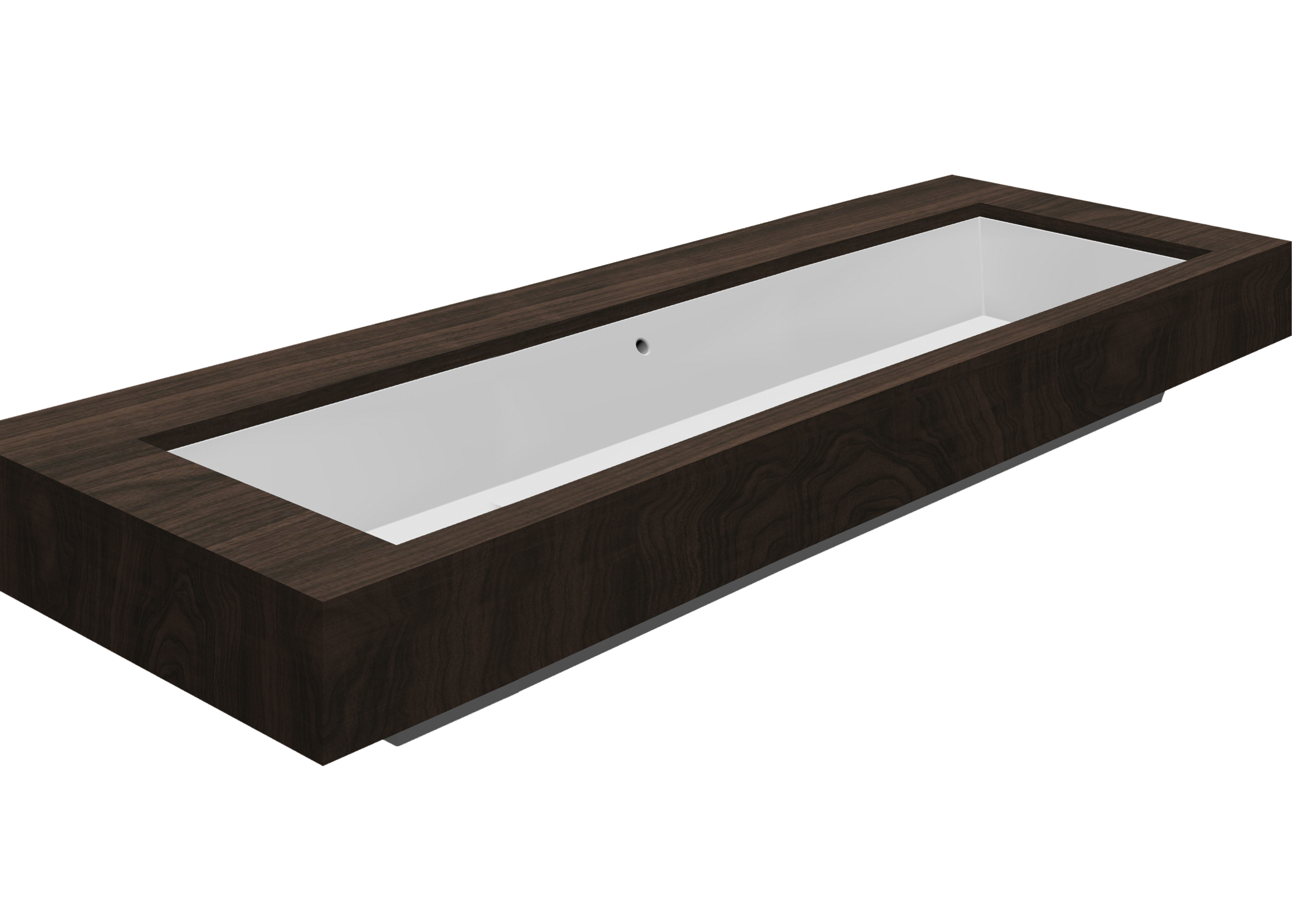 Scarabeo Teorema 2.0 120x36S lavabo sospeso bianco