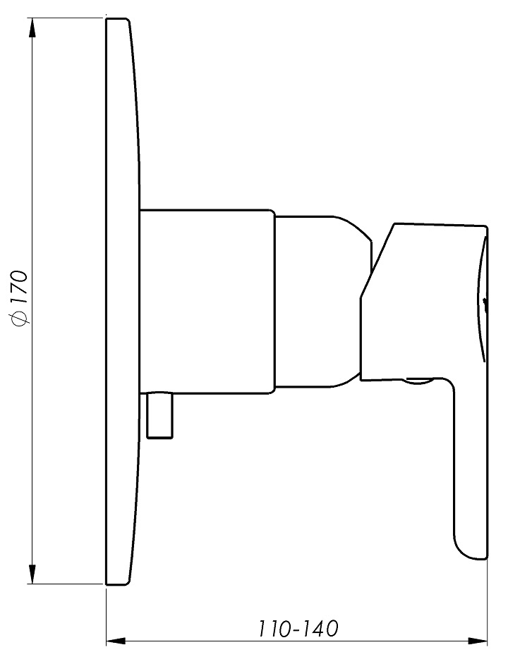 Schmiedl Flaro GS39543U1 miscelatore incasso vasca doccia