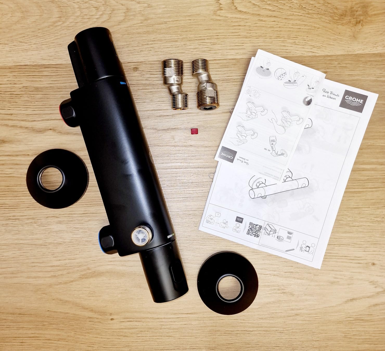 GROHE Precision Trend New miscelatore doccia termostatico nero opaco