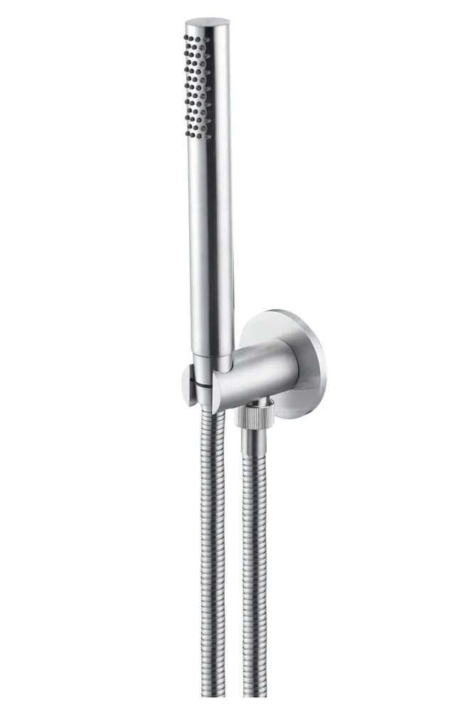Tubico Colorado presa acqua tonda con doccetta inox