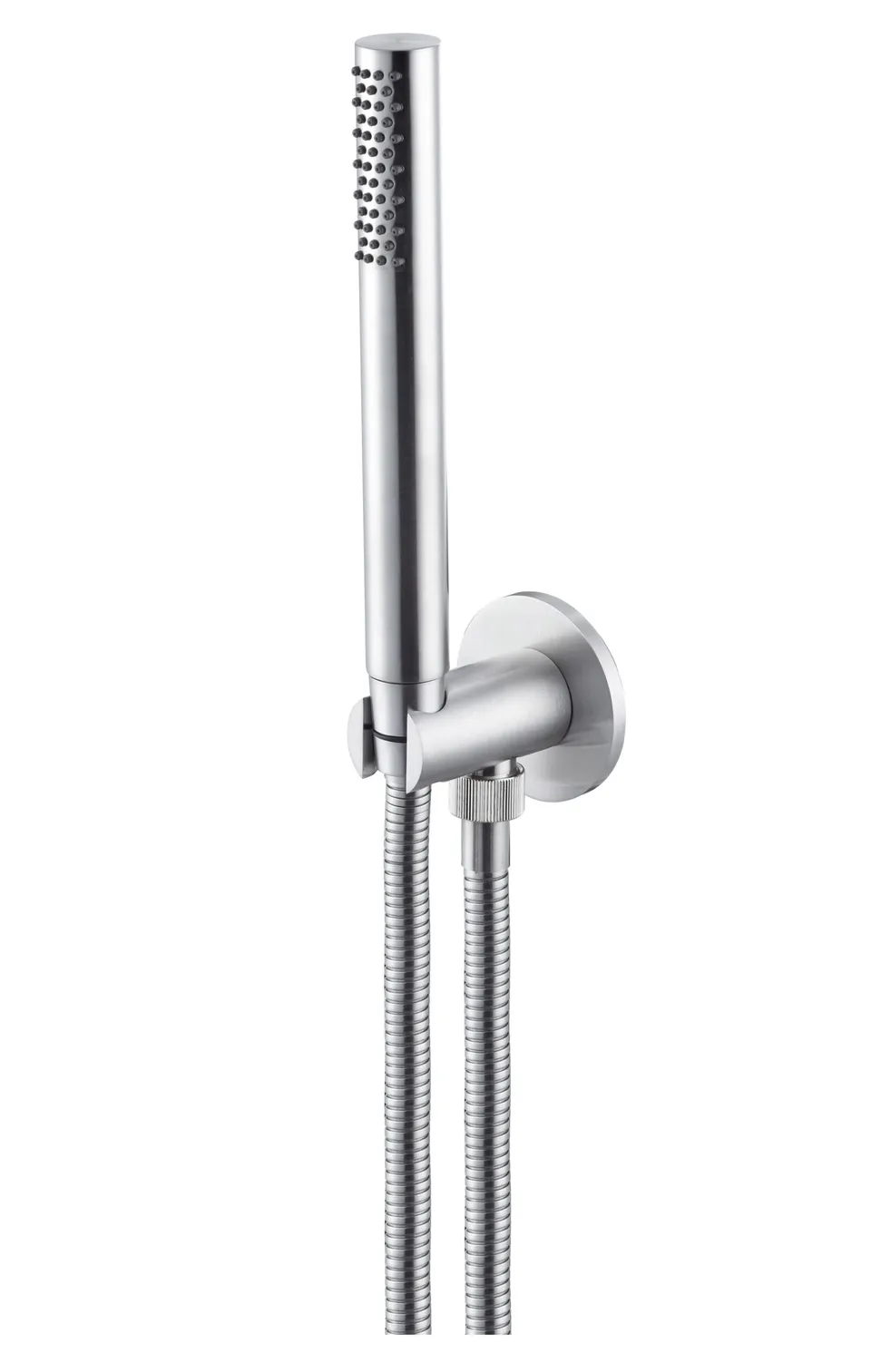 Tubico Colorado presa acqua tonda con doccetta inox