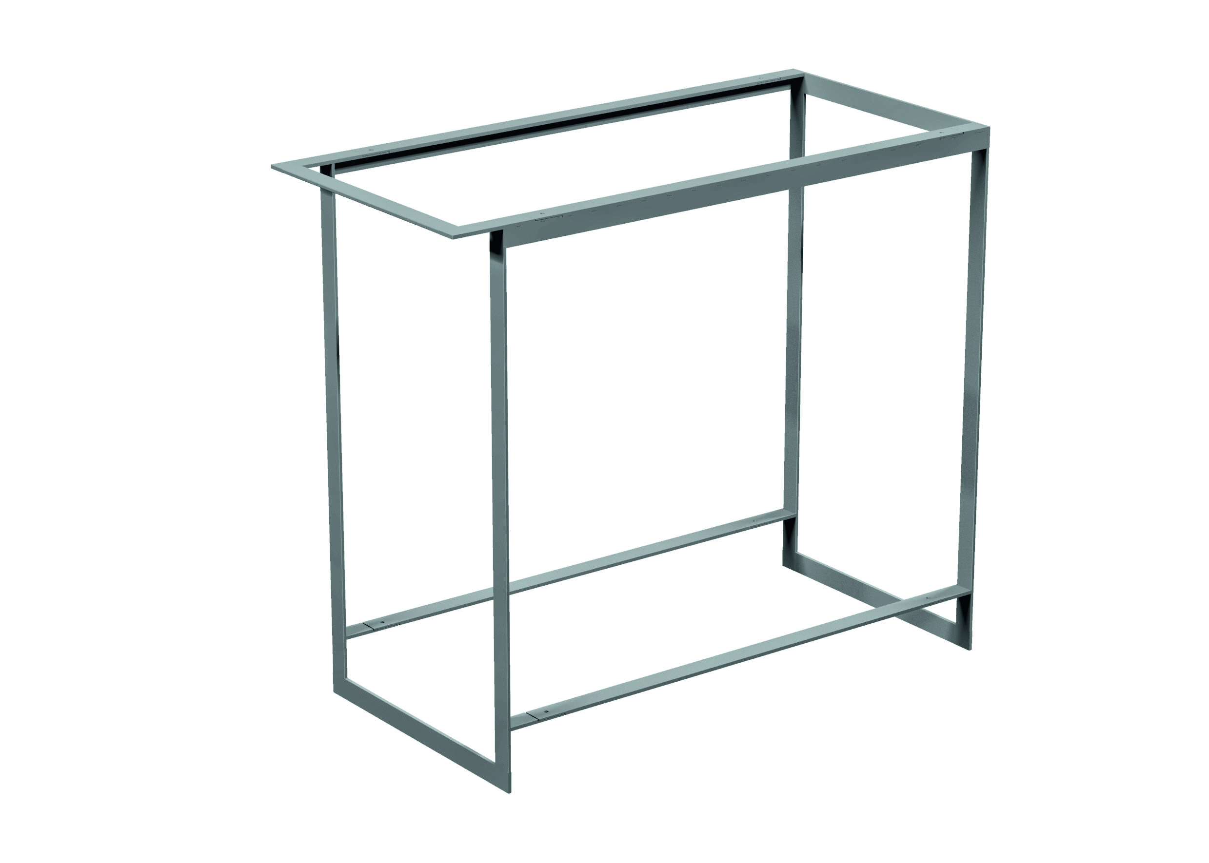 Scarabeo Solid 80 consolle a terra per lavabo bianca