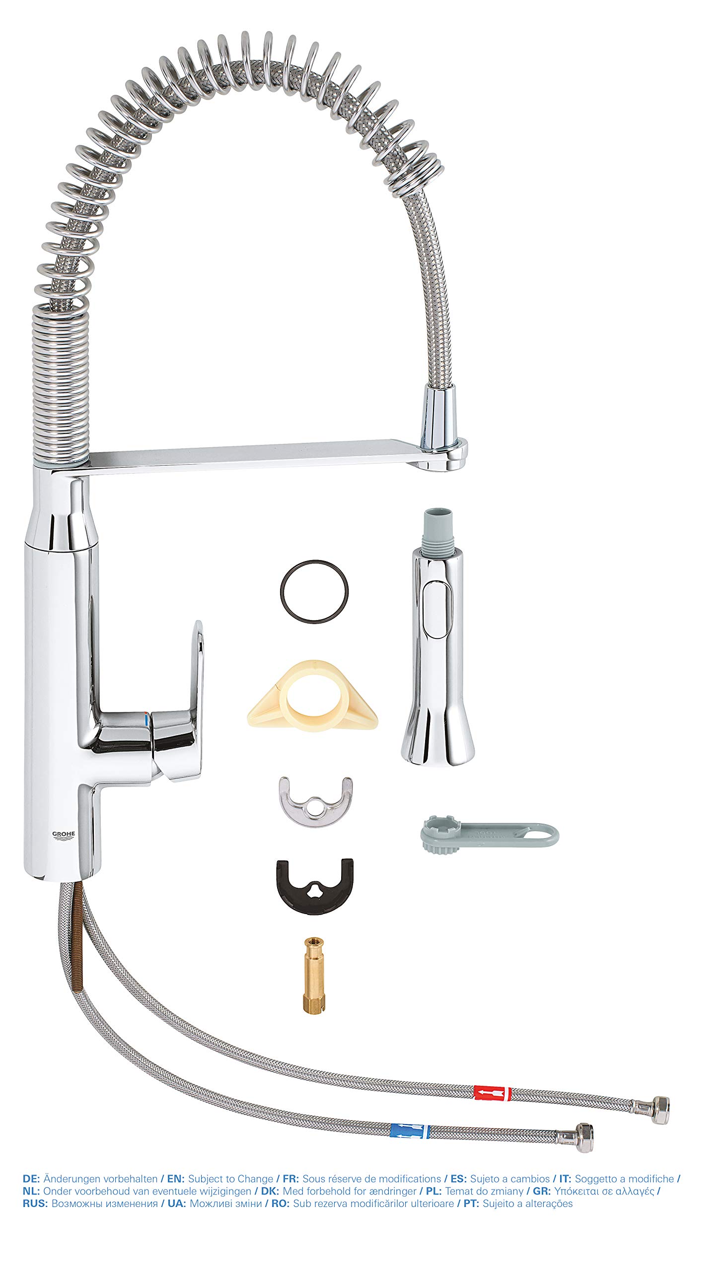 Grohe K7 31379000 miscelatore cucina M cromo con doccetta