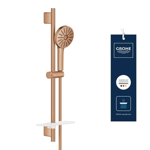 GROHE Vitalio Joy+ 120 134866DL00 saliscendi bronzo con portasapone