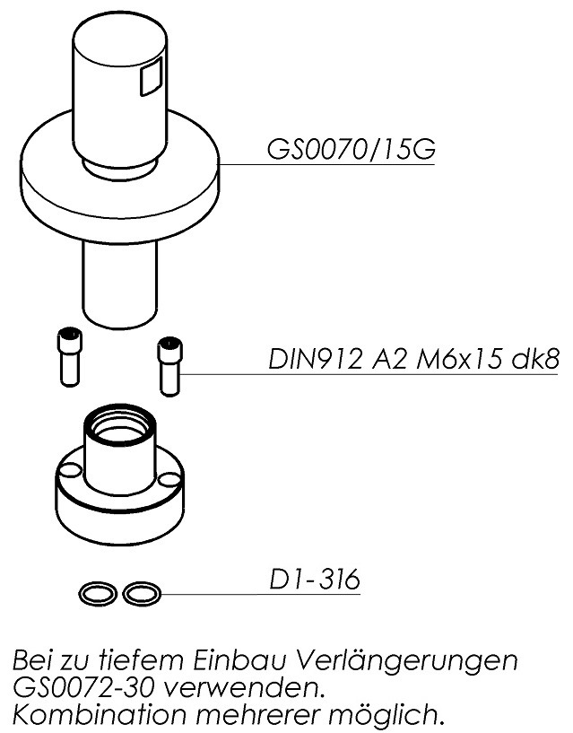 Schmiedl GS0070U1G valvola incasso 1/2 metallo