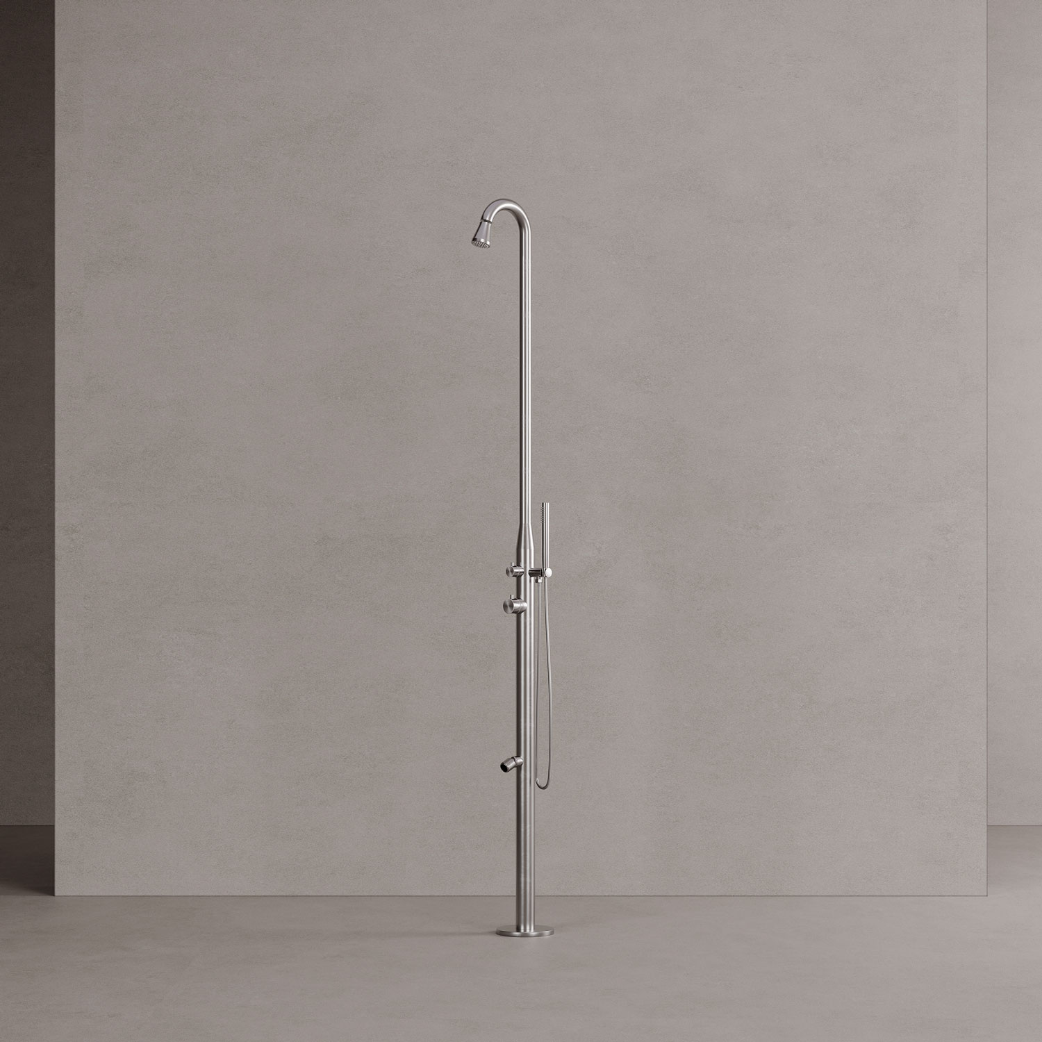 Sined Stintino Inox Doccia Esterna con Doccetta