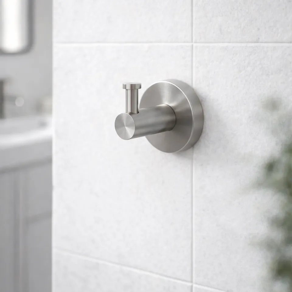 Sined Levante gancio bagno singolo inox satinato