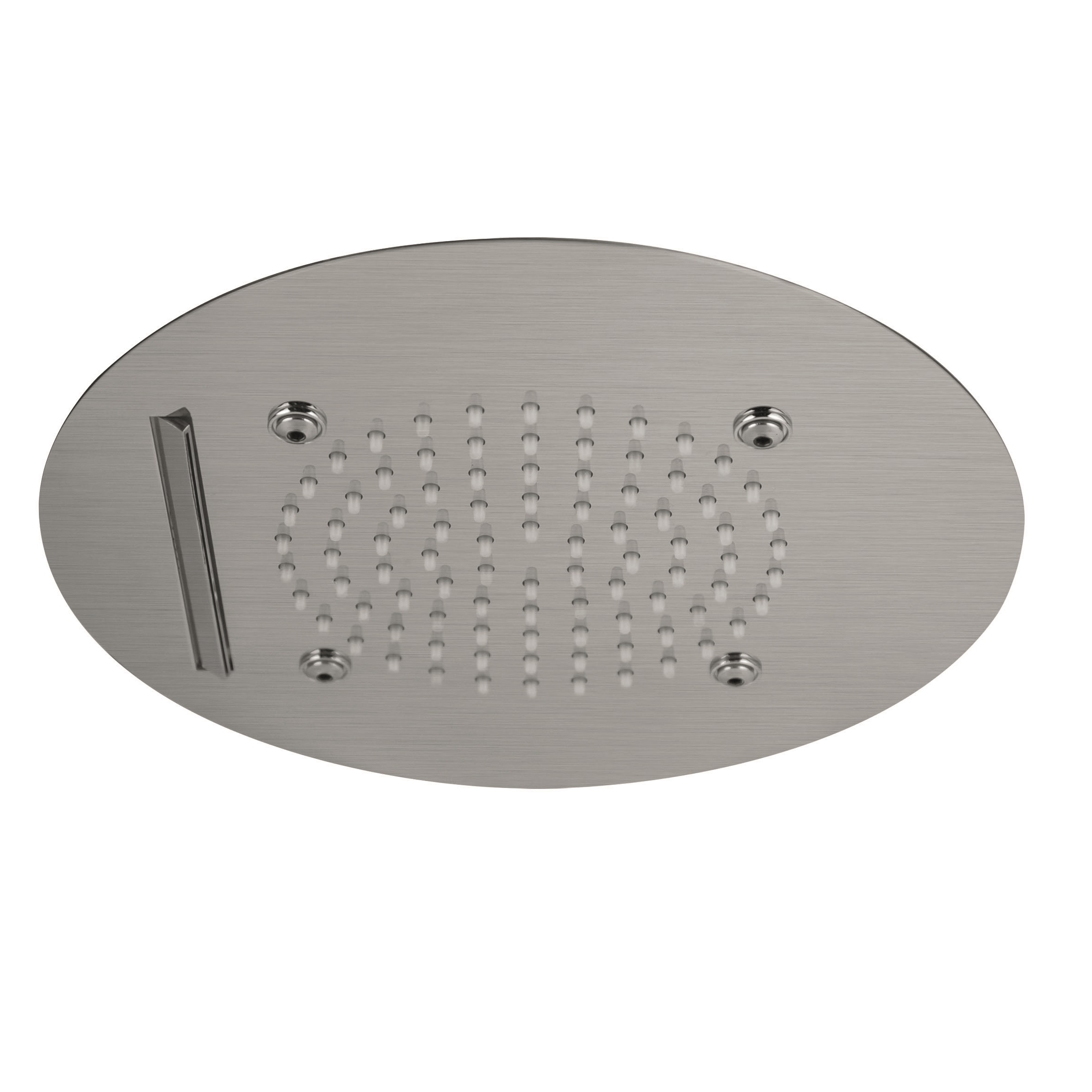 Tubico Colorado soffione incasso tondo 320 mm acciaio