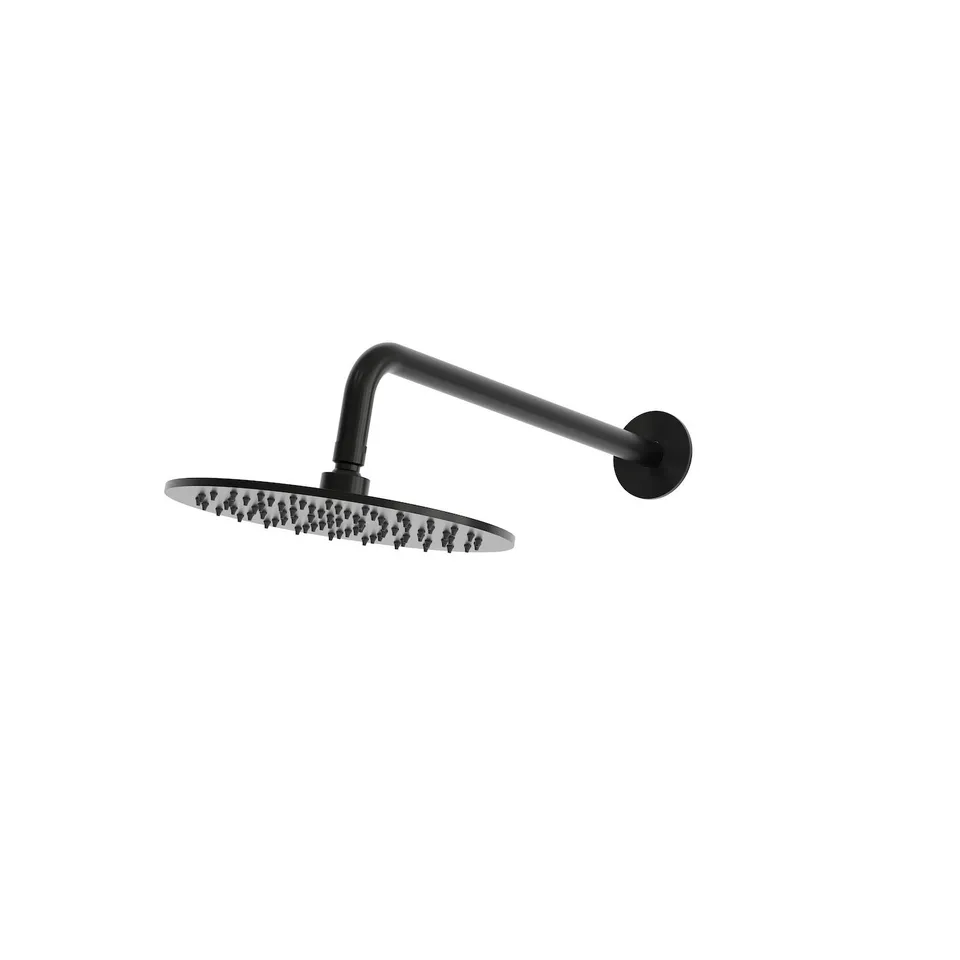 Sined Levante 30 kit doccia parete nero inox