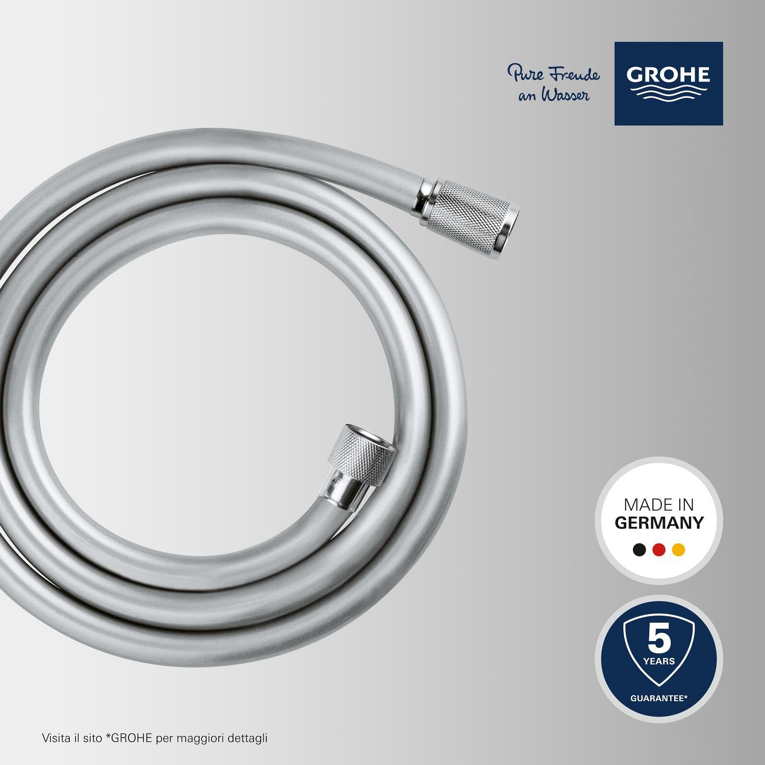 GROHE VitalioFlex Trend 28741002 flessibile doccia 1,5 m metallo