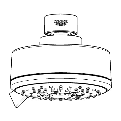 GROHE Tempesta 27591001 Soffione Doccia 100 mm 4 Getti