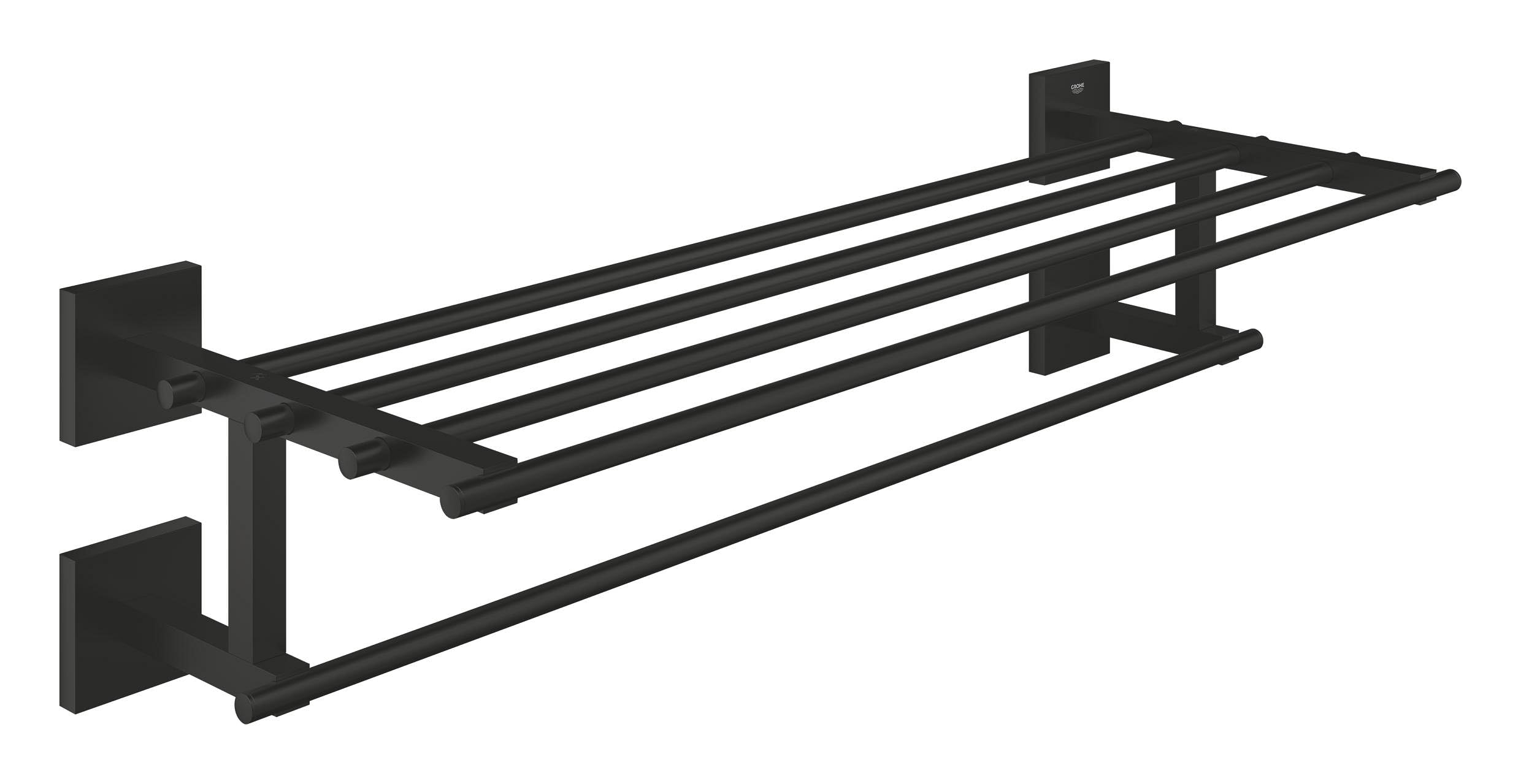 GROHE Start Cube 410992430 portasciugamani 60 cm nero opaco