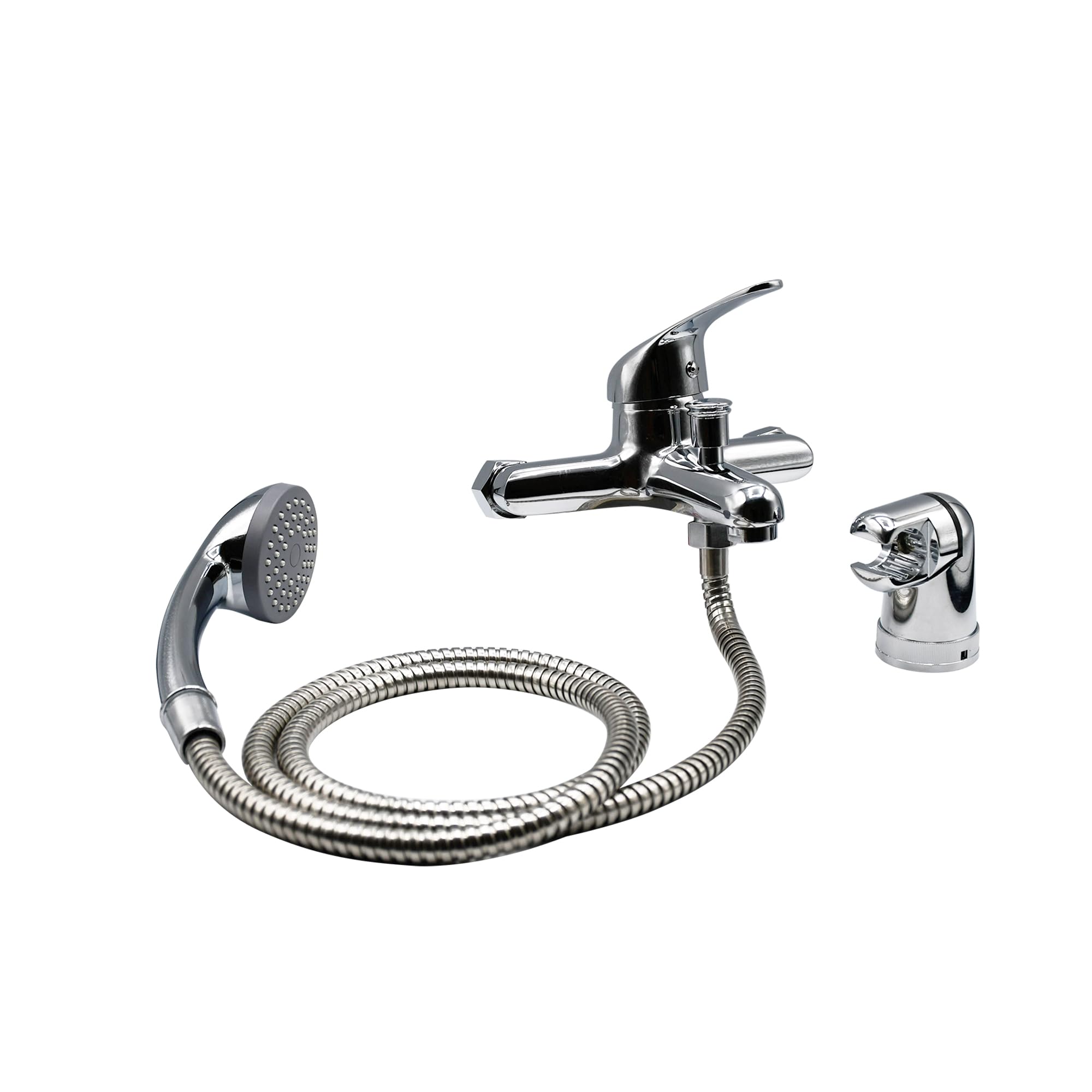 Fluxy monocomando vasca cromo con doccetta duplex