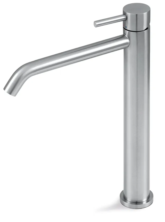 Tubico Nilo miscelatore lavabo alto inox senza scarico