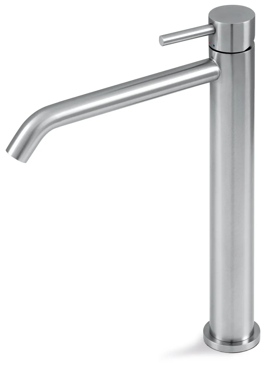 Tubico Nilo miscelatore lavabo alto inox senza scarico