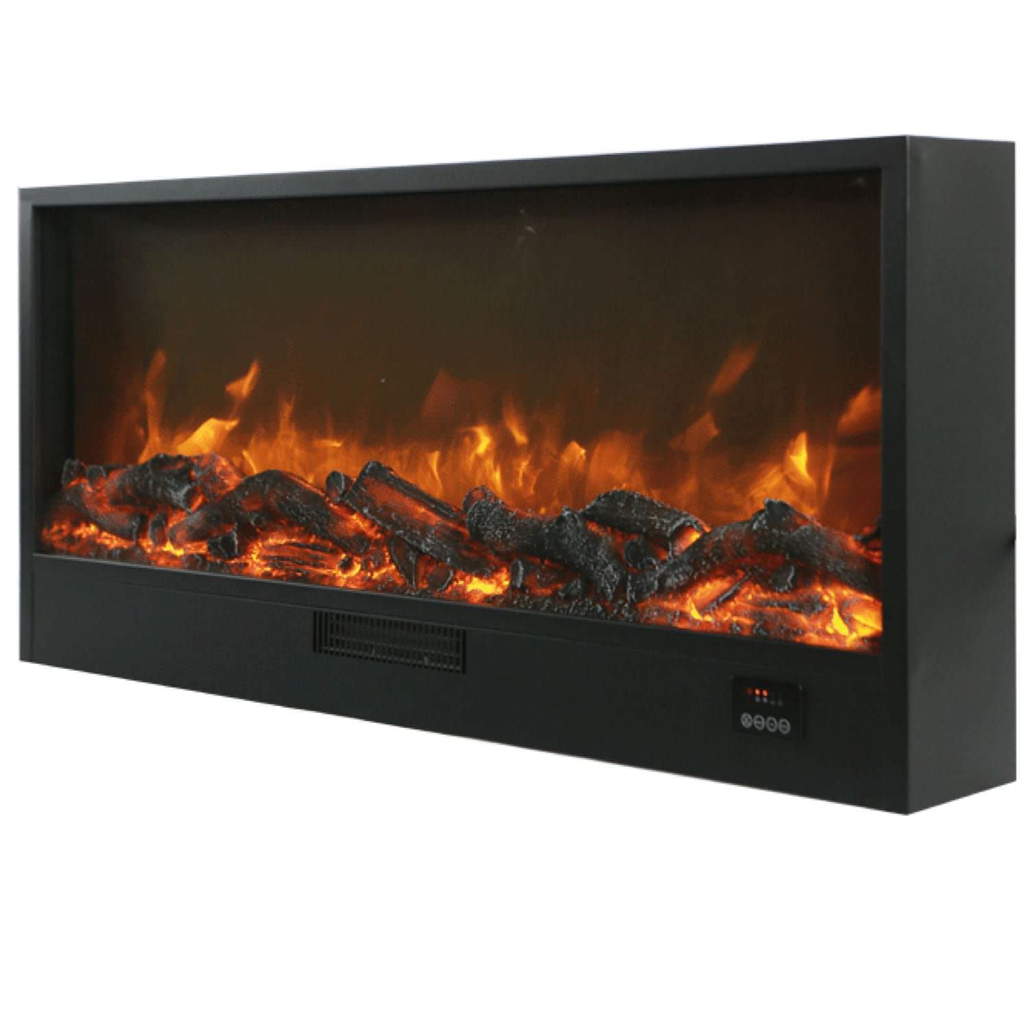 Sined Ispica 108 caminetto elettrico da incasso nero 1500W