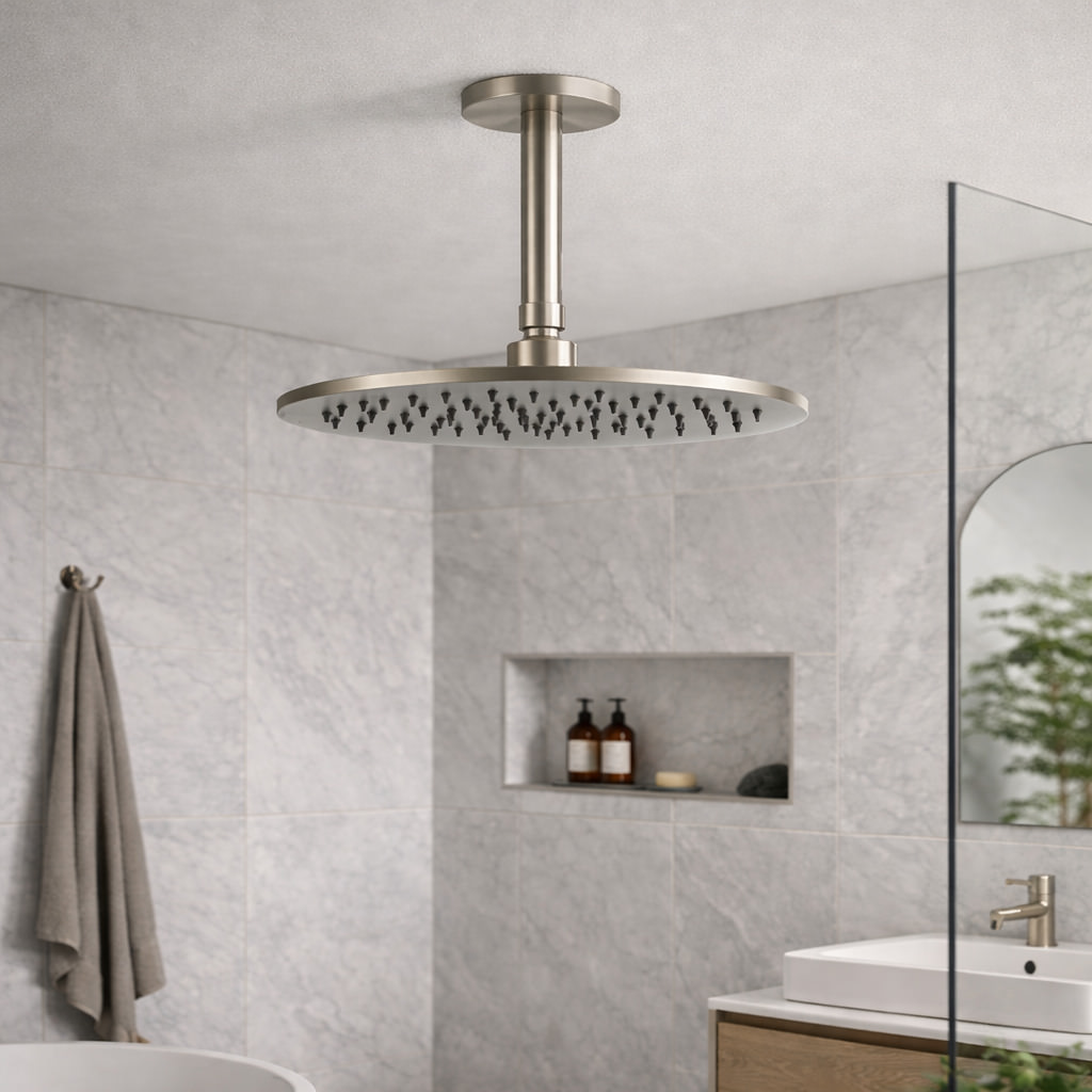 Sined Levante kit doccia soffitto 25 cm canna fucile