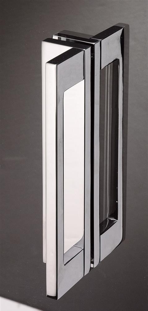 Vismaravetro Linea M3L 1 foro maniglia doccia bianca