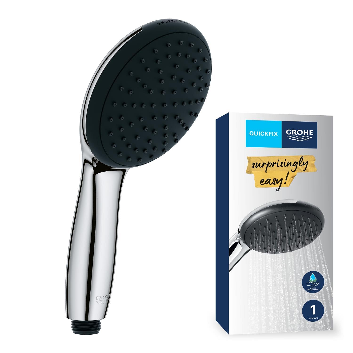 GROHE Vitalio Start 110 26720001 doccetta con flessibile 150 cm anticalcare