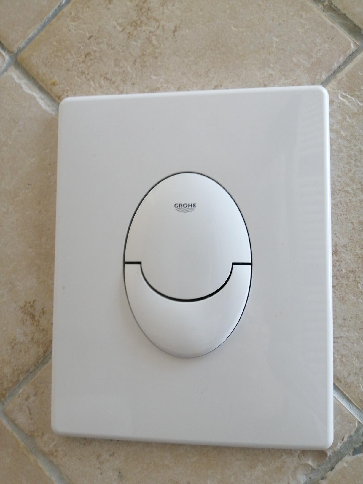 GROHE Skate Air 38505SH0 placca WC bianco verticale