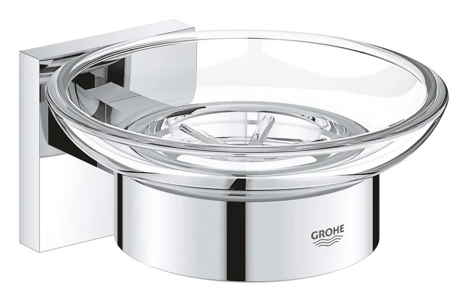 GROHE Start Cube portasapone 41096000 cromo vetro