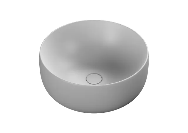 Scarabeo Fidia Ø44 lavabo tondo bianco