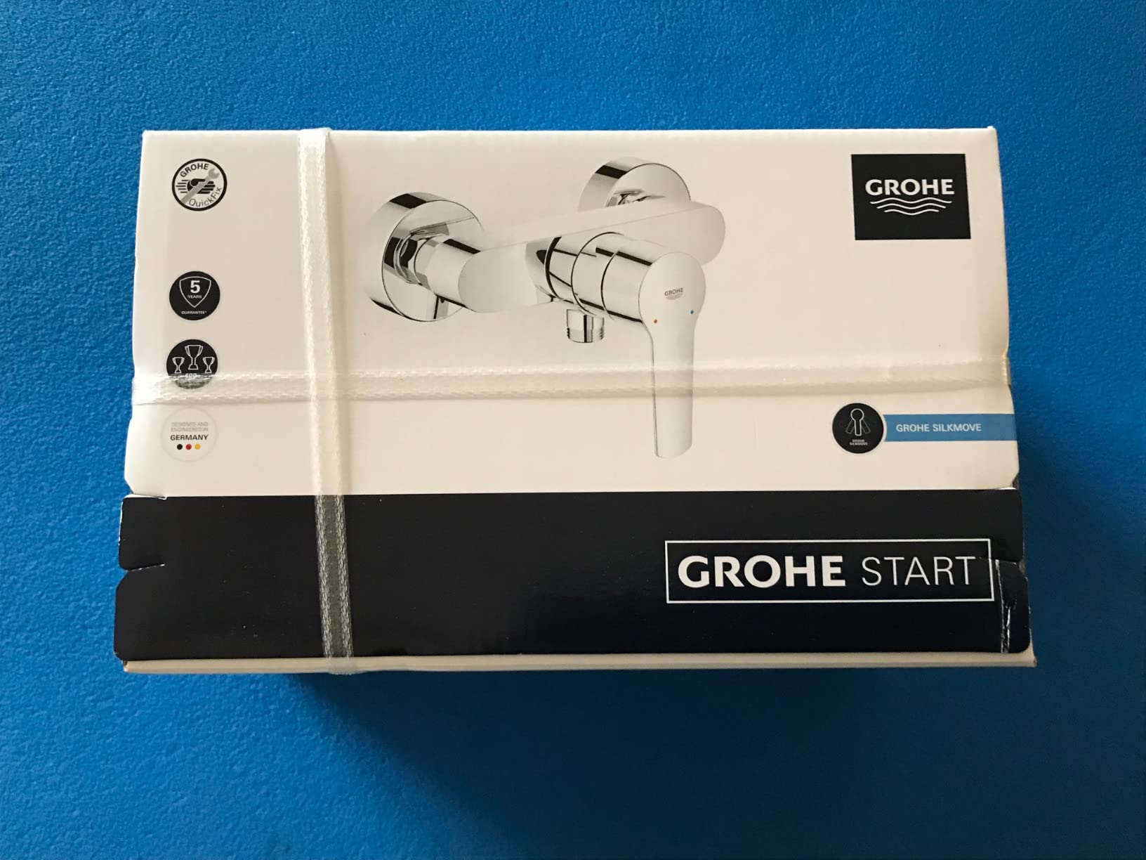 Grohe Start miscelatore monocomando doccia a parete cromo