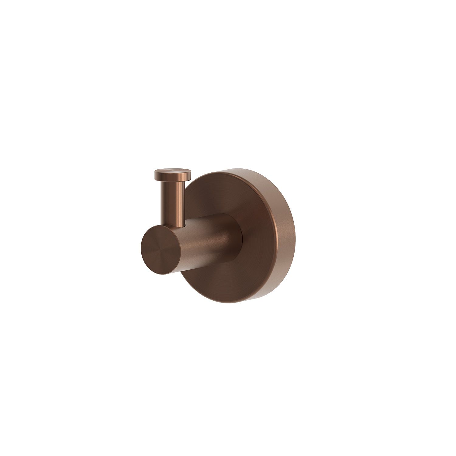 Sined Levante gancio a muro singolo oro rosa inox 316L PVD