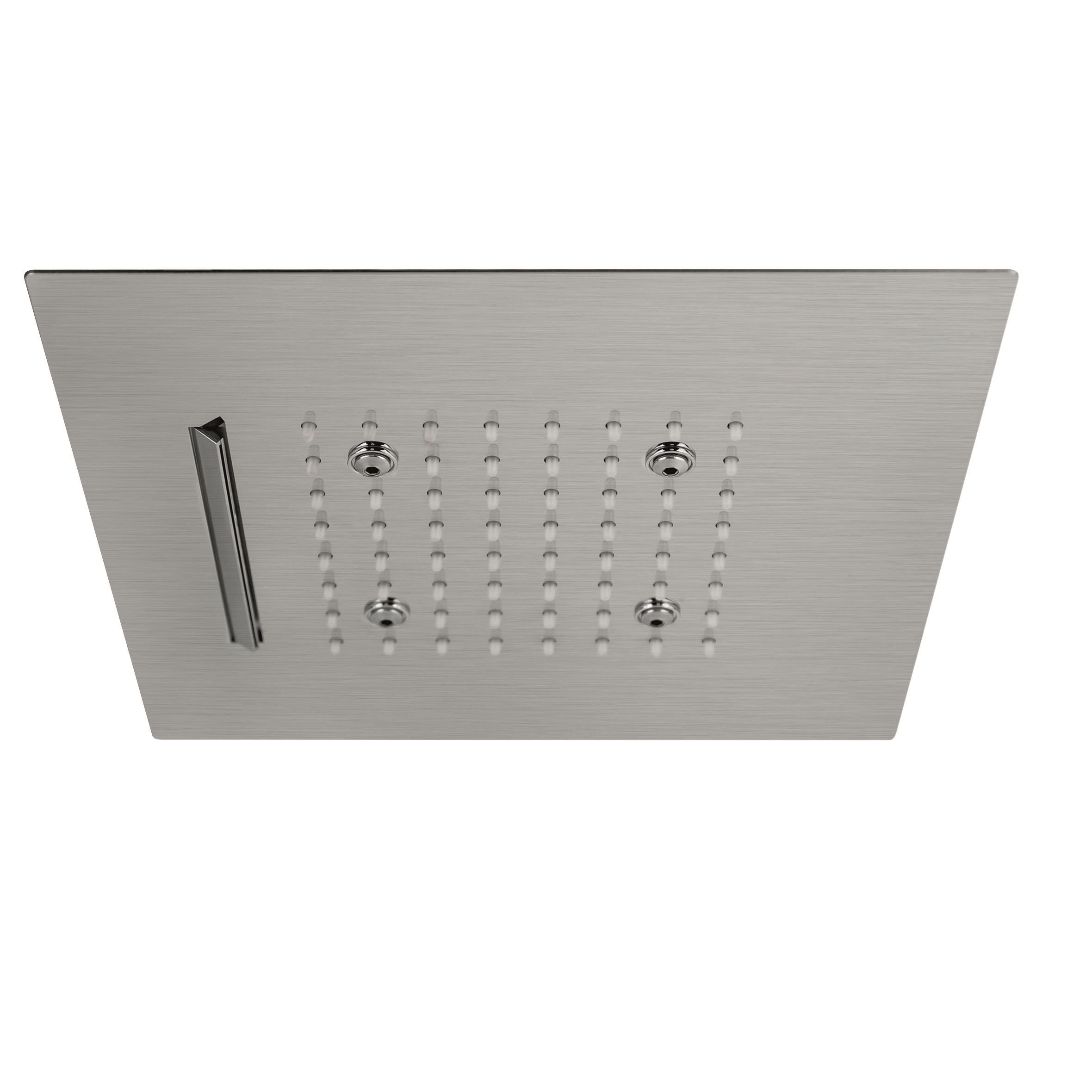 Tubico Colorado soffione quadrato 300 mm pioggia cascata