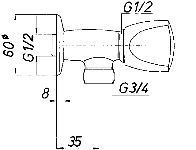 Schmiedl GS0190 valvola attacco elettrodomestici 1/2
