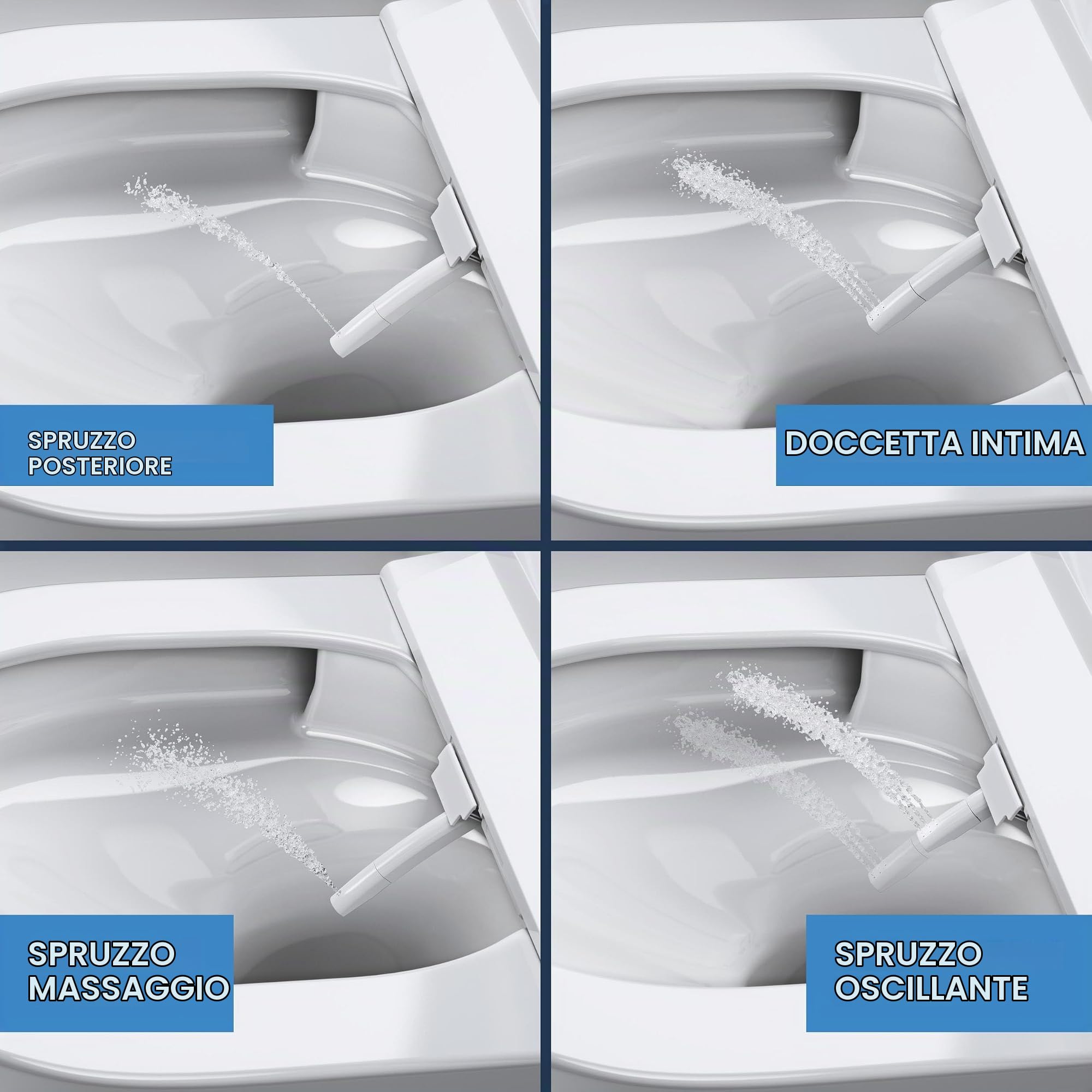 GROHE Sensia 36507SH0 vaso sospeso con bidet doccetta integrata
