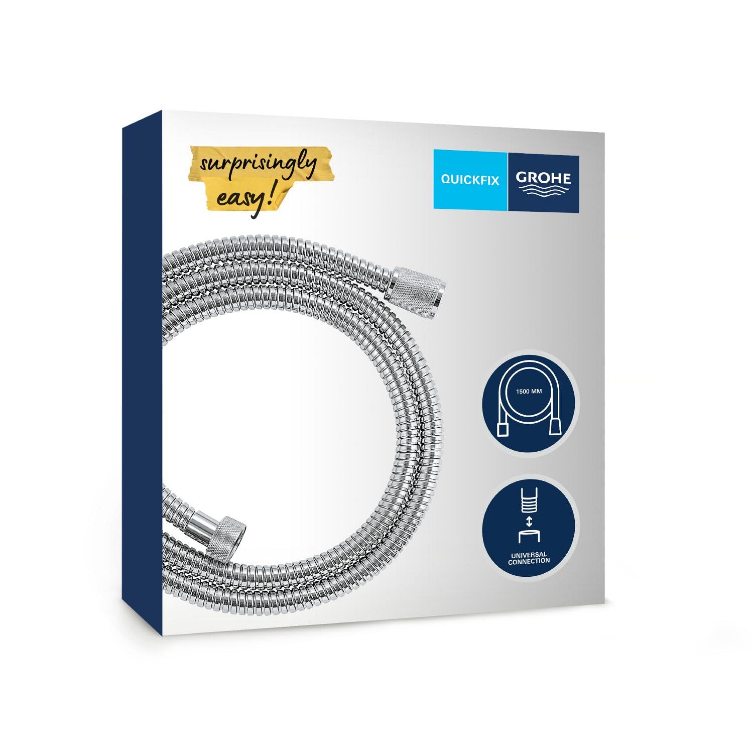 GROHE VitalioFlex 22108000 flessibile doccia 1,5 m metallo