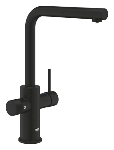 Grohe Blue Pure Minta 30590KF0 rubinetto cucina nero con filtro