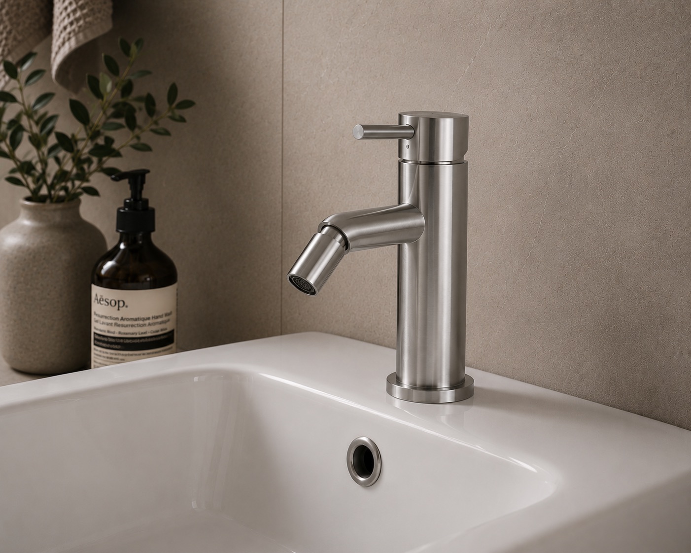 Sined Levante Inox miscelatore bidet acciaio 316L
