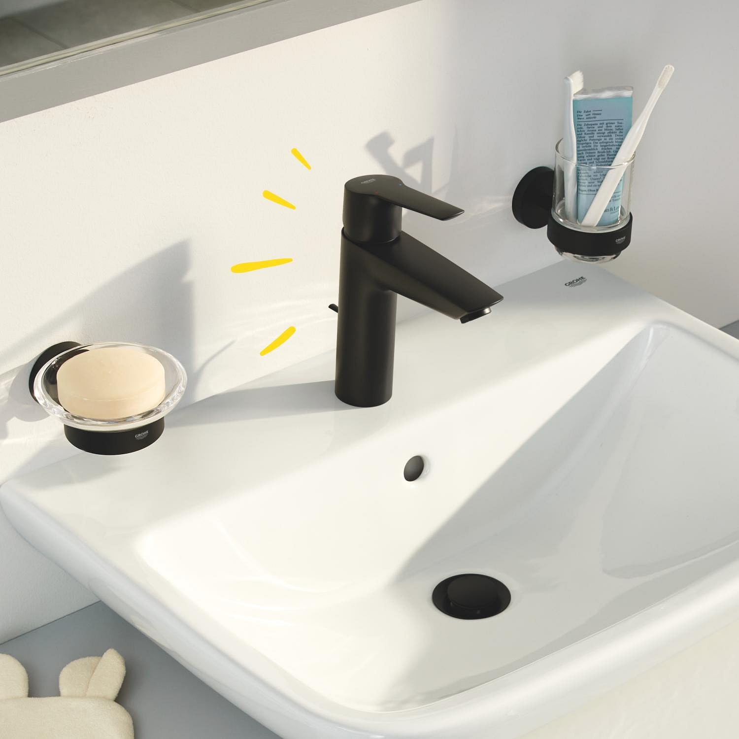 Grohe Start 242092432 rubinetto lavabo nero opaco S