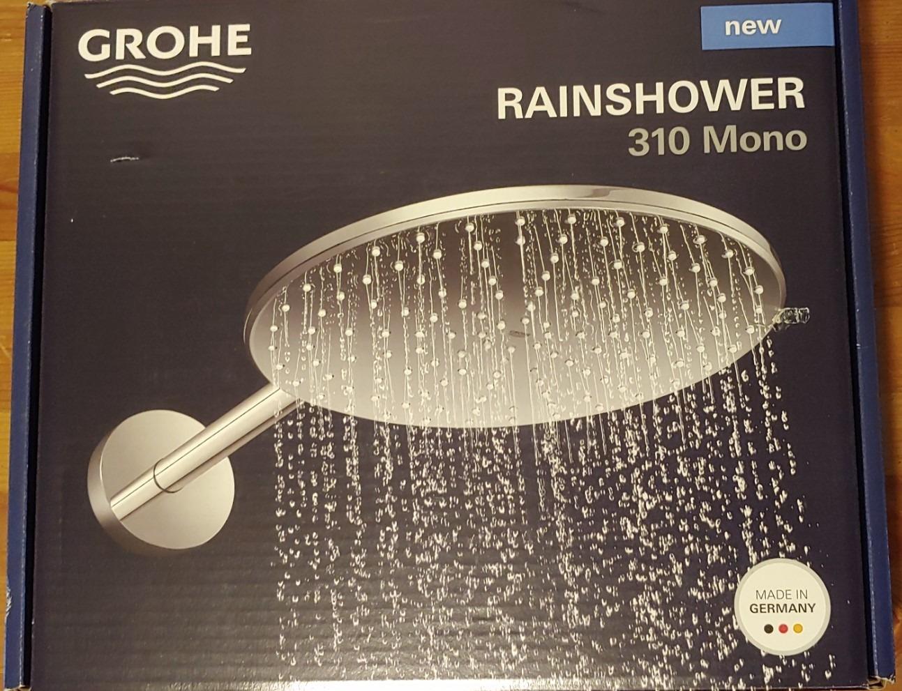 GROHE Rainshower Mono 310 soffione doccia tondo a parete EcoJoy