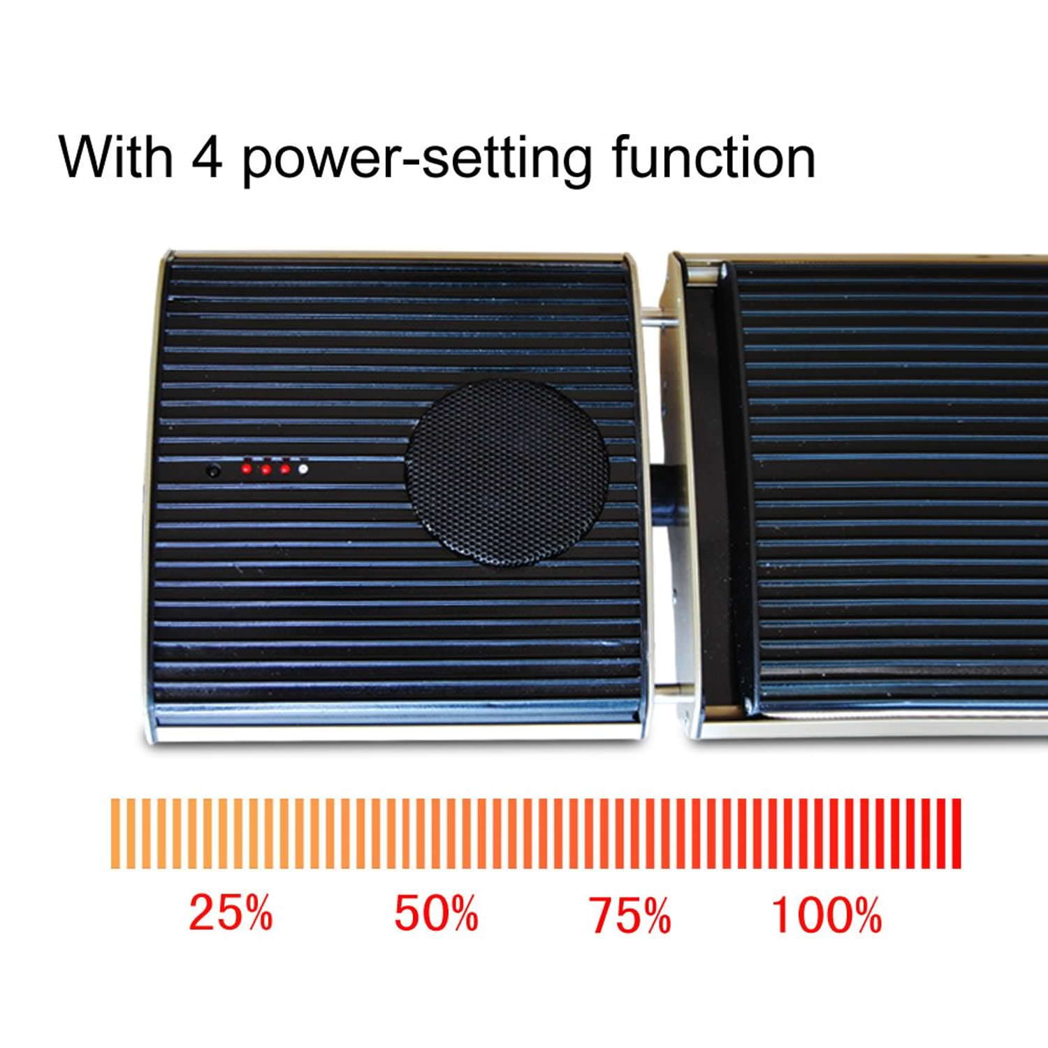 Sined 1000 Sound Pannello Infrarossi 1000W Nero Bluetooth