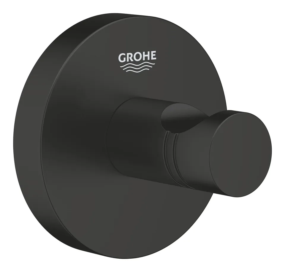 GROHE Start 411732430 Gancio Bagno Nero Opaco 45 mm Metallo
