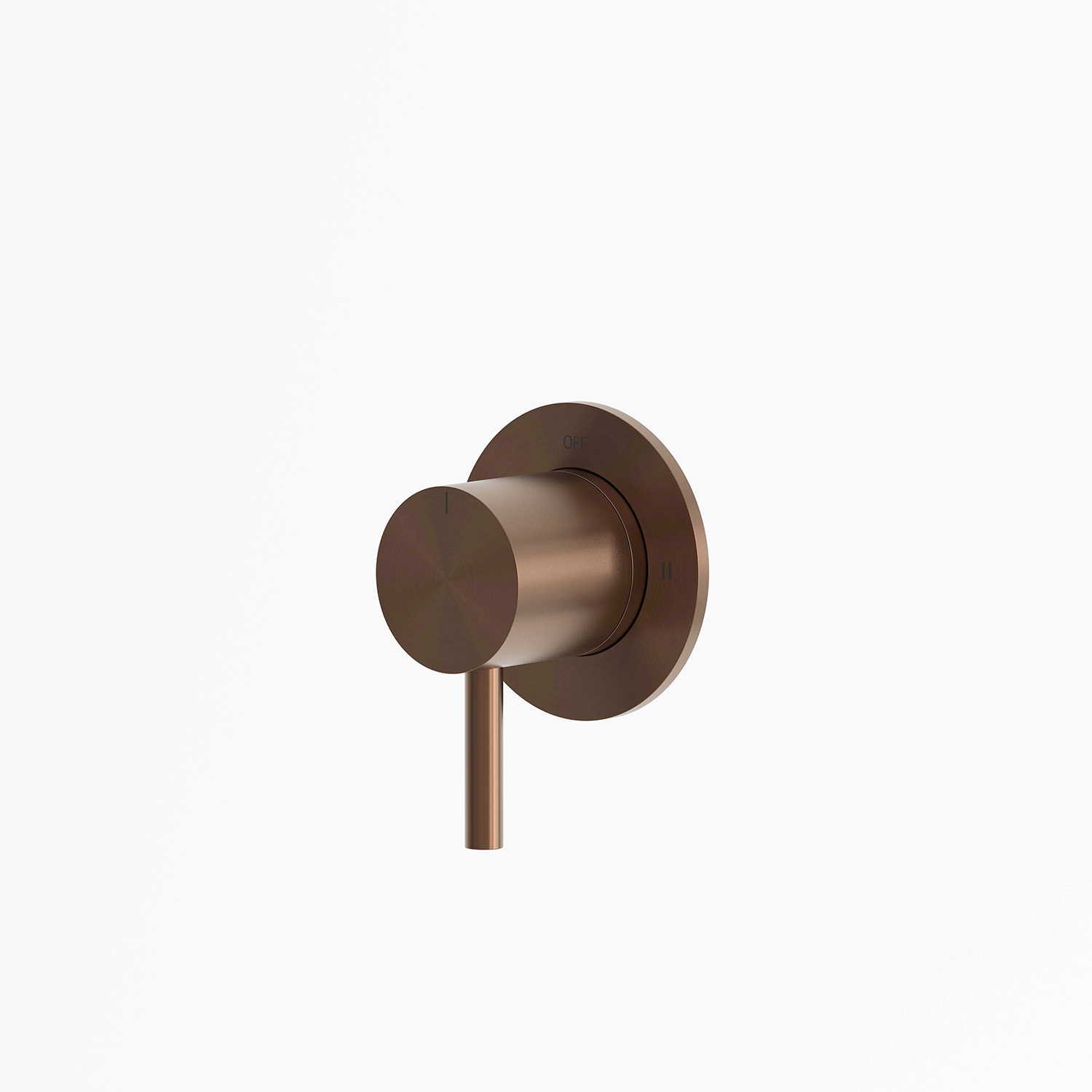 Sined Levante Oro Rosa deviatore muro acciaio inox