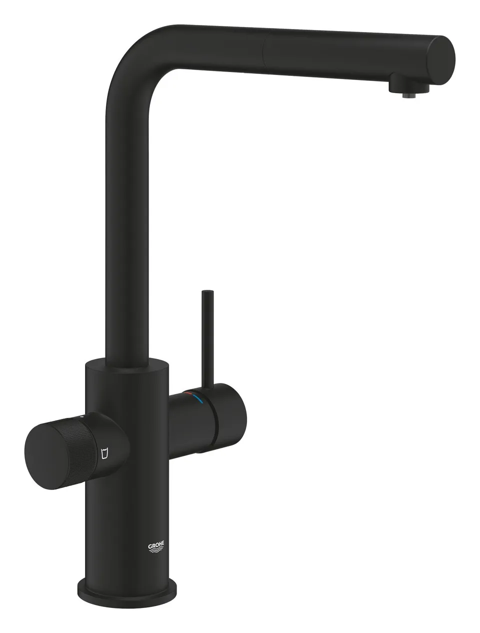 Grohe Blue Pure Minta 30590KF0 rubinetto cucina nero con filtro