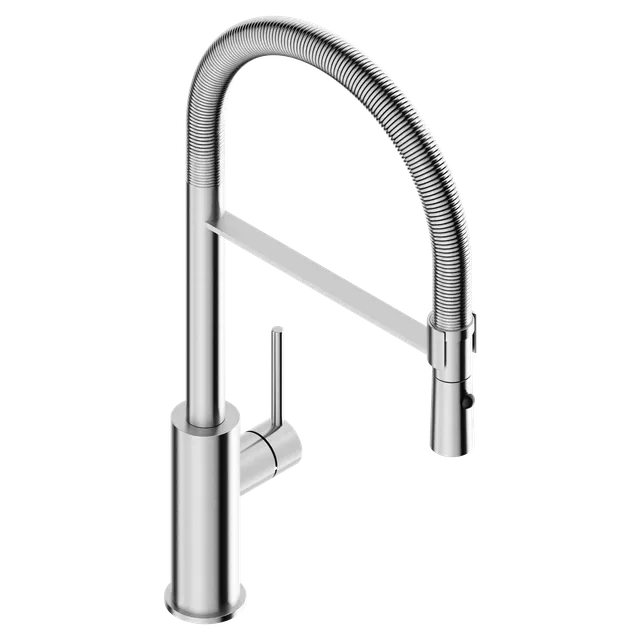 Tubico Kitchen Flows miscelatore cucina molla inox 316L